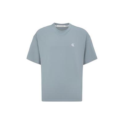 Alphabet Logo Rundhals Kurzarm T-Shirt SS23 Unisex Oberteile Grau Blau J400280-PN6