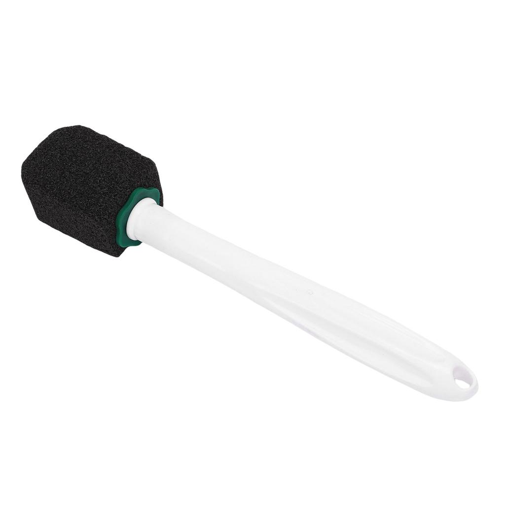 10Pcs Pumice Stone Cleaning Brush Multifunctional Bathroom Toilet Bowl Cleaner Brush with Long Handle for Sink Tile Bathtub Swimming Pool Black