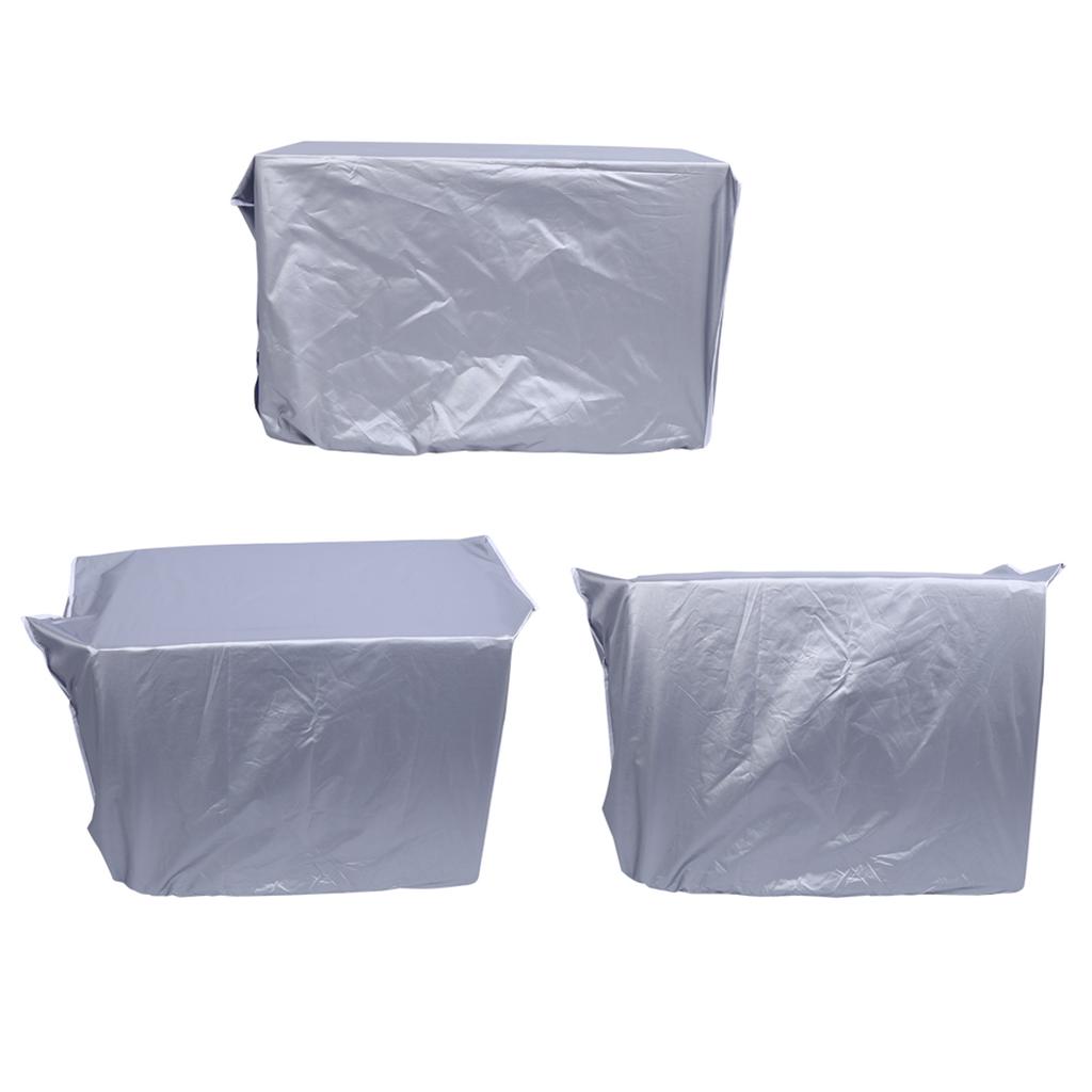 Outdoor Air Conditioner Cover Polyester Waterproof Sunproof Dust Proof Air Conditioner Protective Cover for Home
