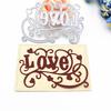 Love Metal Cutting Dies Stencils Die Cut for DIY Scrapbooking Album Paper Card Embossing