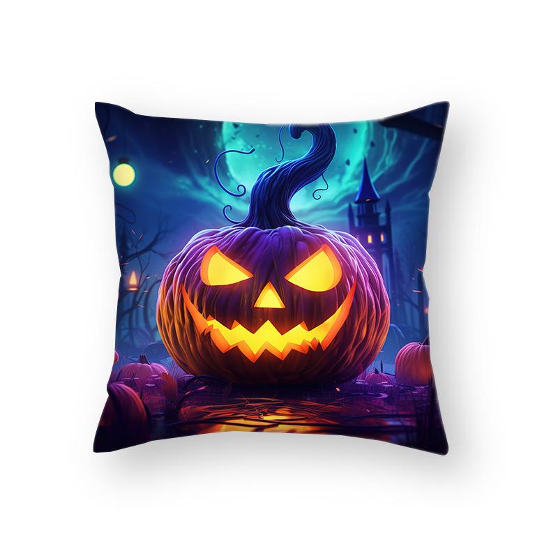 Neue Kürbis Halloween Dekoration Cartoon Kissenbezug Feiertag Wohnzimmer Sofa Schlafzimmer Bettseite Rückenkissen