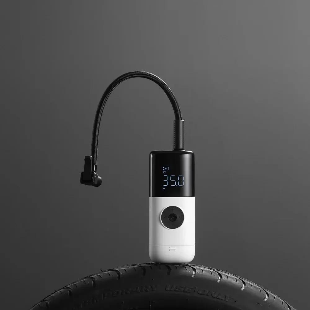 

Electric Wireless Car Inflation Pump 2200mAh Portable Tire Pressure Gauge for Car And Bicycle - Preset Function for Easy Use