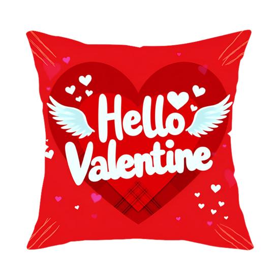 

Наволочка на День Святого Валентина. Подушка для офісного дивана з принтом у формі серця