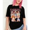 2026 Sabrina T-shirt, Retro Concert Pattern, Comfortable and Breathable, Suitable for Both Men and Women Y2k Hip Hop Streetwear Oversized Tshirt