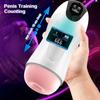 Automatic Male Masturbator Cup Vibration Blowjob Real Vagina Pocket Pussy Penis Oral Sex Machine Toys for Man Adults 18+
