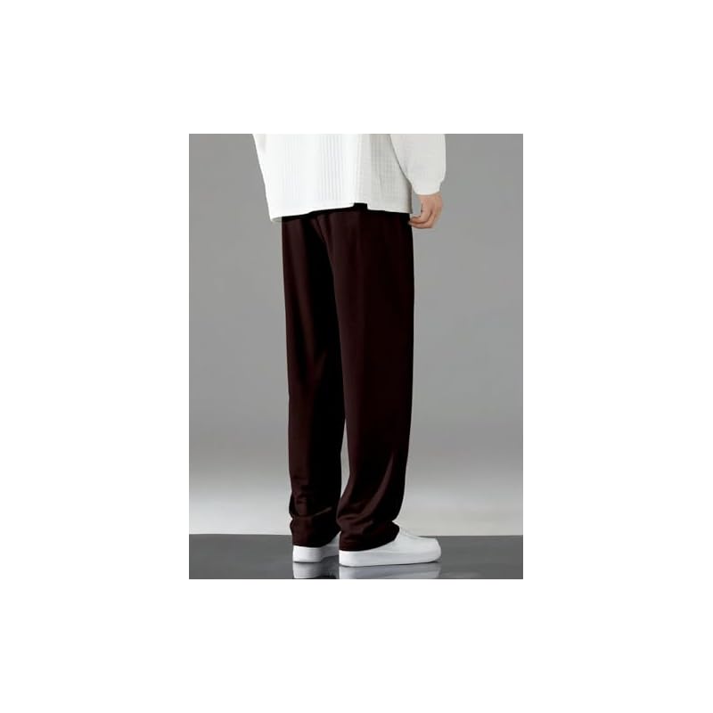 Greciilooks Regular Trouser Loose Fit | Sports For Men Stylish Track Pant | Track Pants | Plain Track Pant (In, Alpha, M