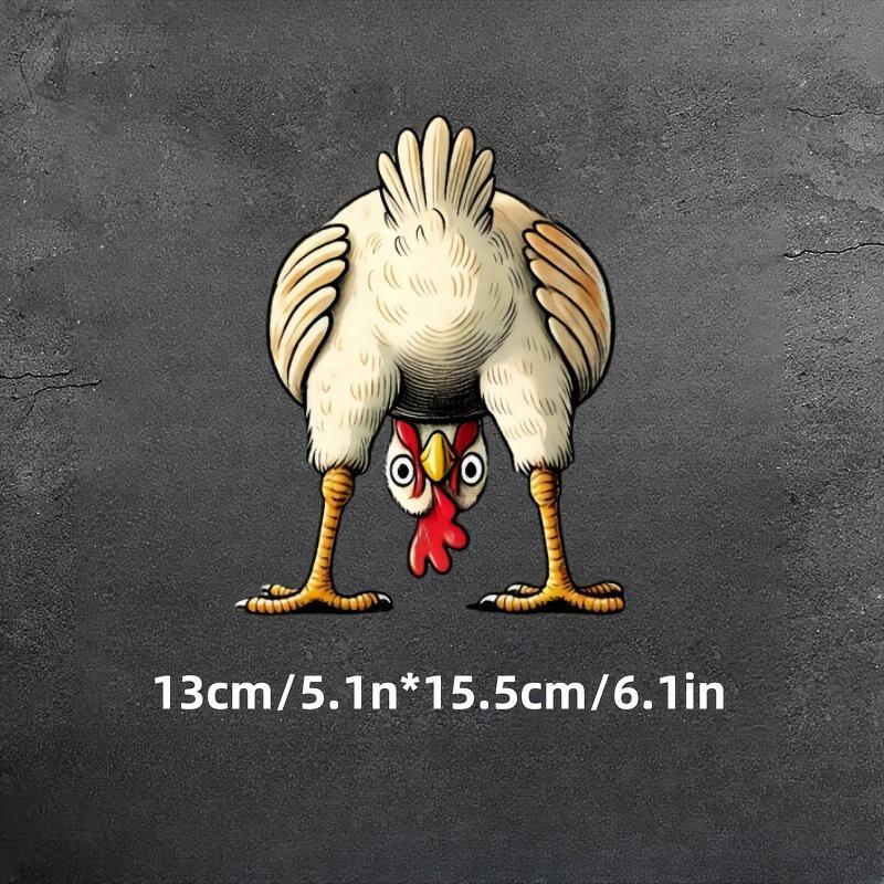 Funny Cartoon Chick Stickers for Cars, Trucks, Windows, and Walls
