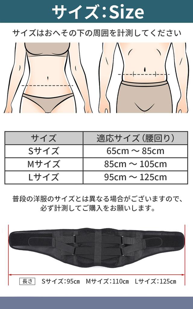 FITNER Lumbar Support by Chiropractors and Physical and Plus Size Dr. Belt/Corset [Recommended Therapists] Men's Women's (S)