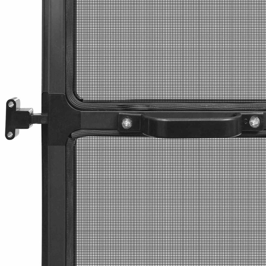 Swivel Insect Screen Anthracite and Black 120 X 240 Cm