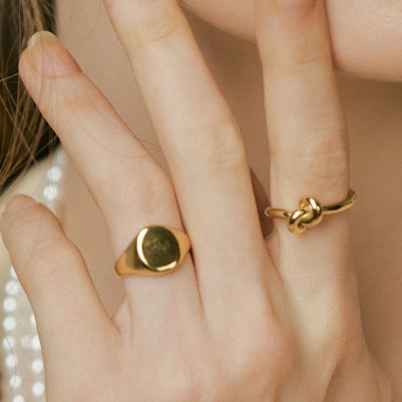 XPIER Stamp Silver925 Rings