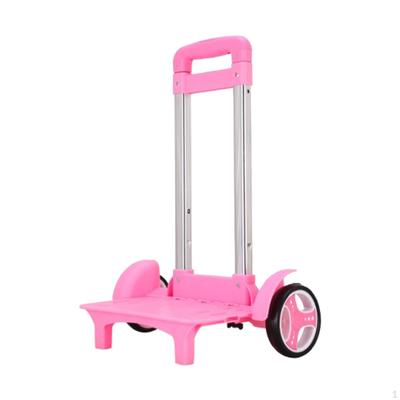 Carrinho de compras com rodas, altura ajustável, carrinho de mão móvel, carrinho de acampamento