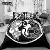 Gossip Duvet Cover King Boho Trippy Psychedelic Art Quilt Cover Microfiber Traditional Ying Yang Theme Bedding Set For Girl Boys
