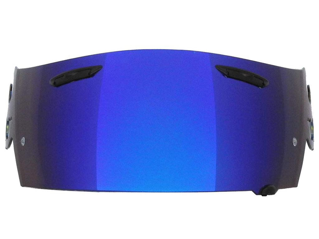 SAI-PB RXP Blue Mirror Shield, Arai Super Adsis I Compatible, Outside Product, Pure Hard
