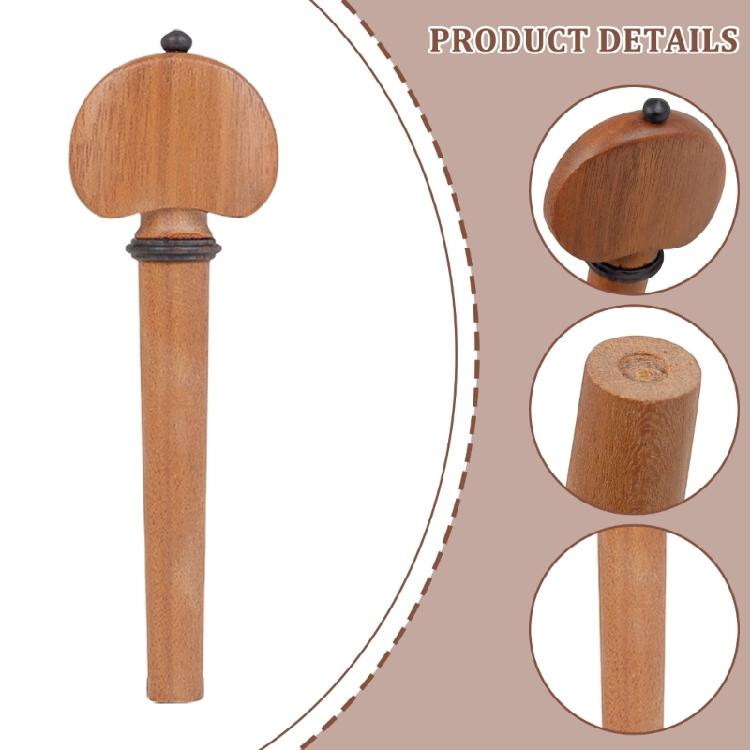 4 Stück Professionelles Cello-Saiten-Wirbelset Holz Cello-Wirbel Ersatz Cello-Wirbel Set Cello-Zubehör