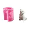 3D Cats Display Ornament Molds Beautiful Cats Shaped Silicone Molds for Artworks Crafts and Candle Soap Making