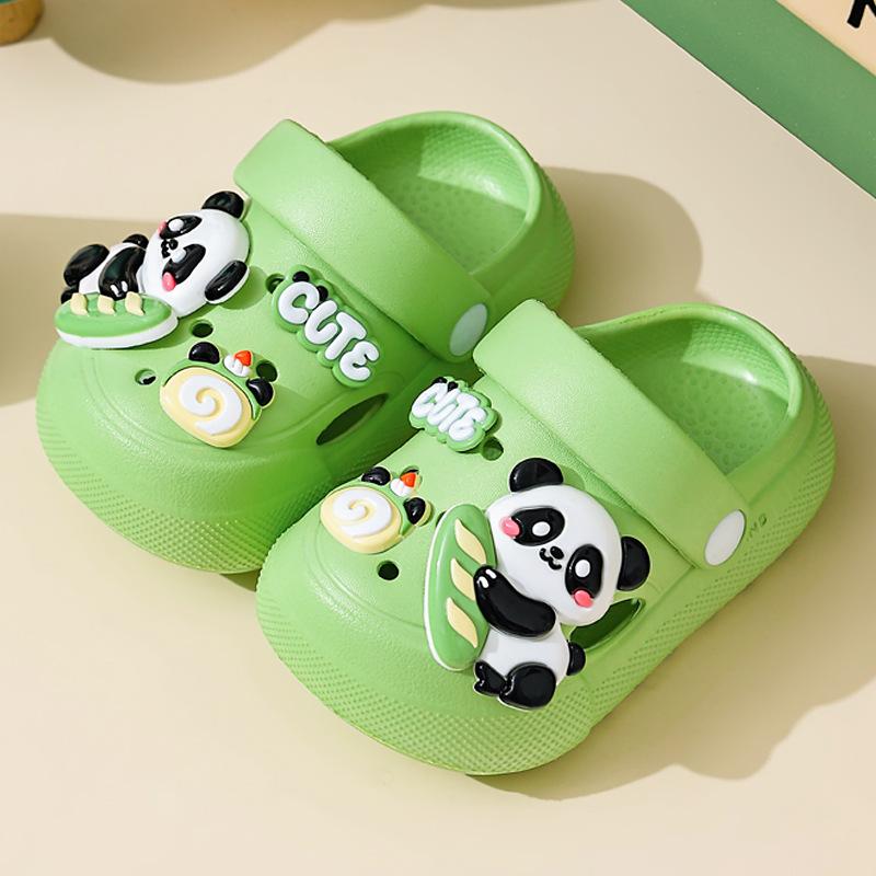 

Baby Panda Clogs for Toddlers, Summer Indoor and Outdoor Non-Slip Closed-Toe Shoes for Children 21-22Code（Inner Length1