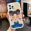 Slim Skin Feeling Cartoon Flowers Tulips Soft Silicone PU Leather Cover Phone Case for Samsung Xiaomi Poco Redmi