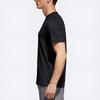 Adidas T Shirts Men's Black Crew Neck Moderate Straight Fit S98742