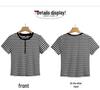 Modal Cotton Women's Striped Short-Sleeve Summer T-shirt 2025 Mom's Casual Elastic Blouse