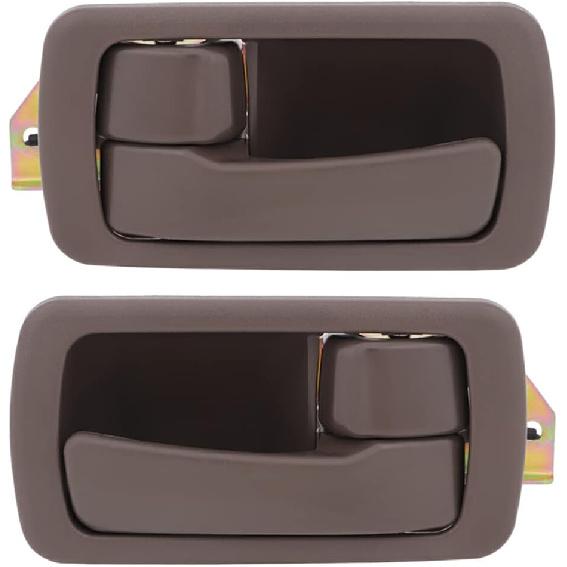

ECCPP Interior Door Handle Fit for 1992-1996 for Toyota for Camry Inner Replacement Front Rear Driver Left Passenger Right Door Handles 2pcs Brown