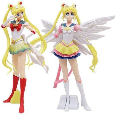 Sailor Moon Character Figurine Set - Anime Collectible for Desk & PC Case Decoration