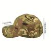 1pc Full Fabric Outdoor Cap,Unisex Sports Snapback Hat for Various Outdoor Occasions,Moisture Wicking,Quick Drying,Breathable