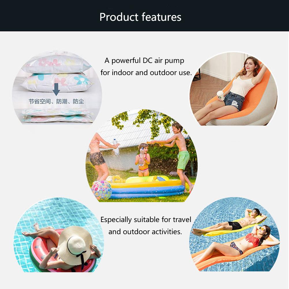 HT?426 USB Electric Air Pump Universal DC5V Inflator for Pneumatic Boat Inflatable Bed Sofa