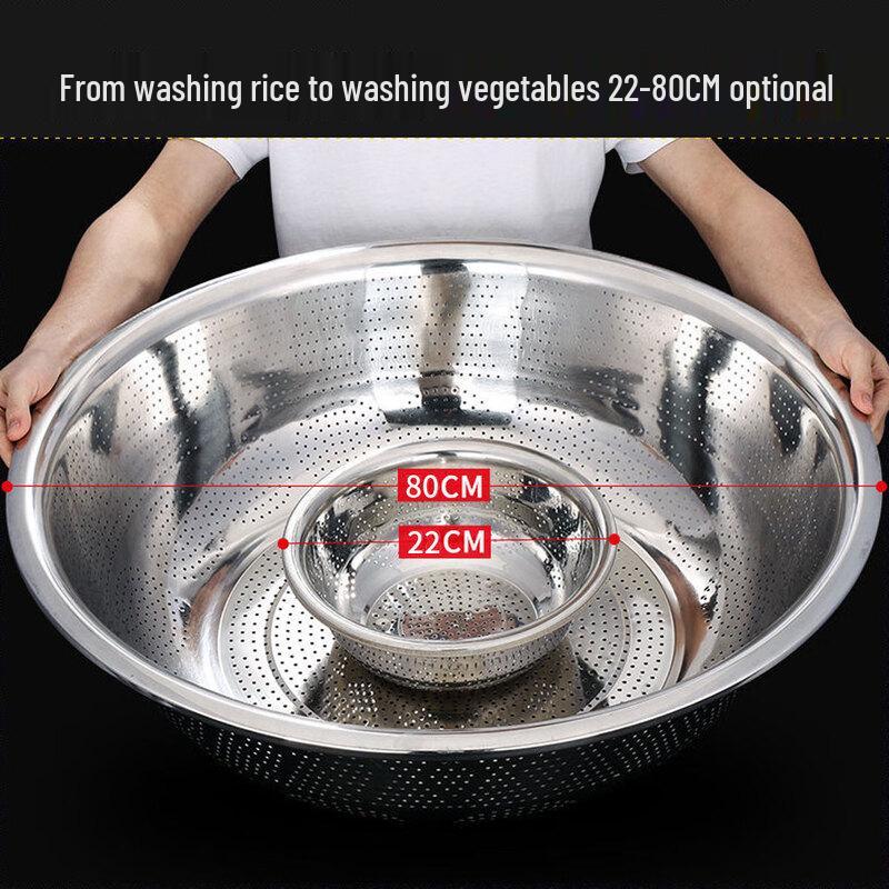 HPMILY Stainless Steel Kitchen Draining Basket