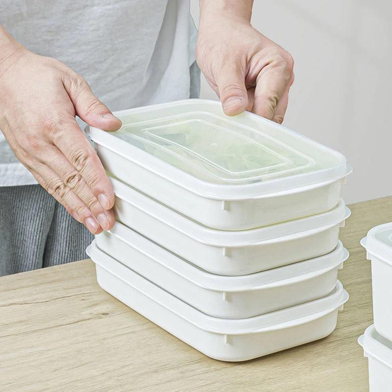 5Pcs 800Ml Refrigerator Food Storage Containers Special Sealed Box Kitchen Freezer Seal Bin Vegetable Fruit Meat Fresh Box