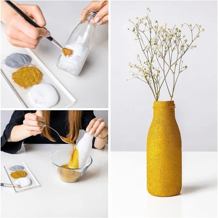 Paillettes fines - CREATIVE DECO - Or - 200g - 0.2mm - Holographique