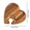 4 Pieces Appetizer Plate Handheld Snack Tray Snack Tray, Cupcake Board, with Drinks Holder for Hotel Party Catering Vegetables