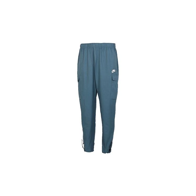 Nike Sportswear Logo Small Label Embroidered Woven Cargo Long Pants Gray Green Graygreen Men s CU4326-058 L
