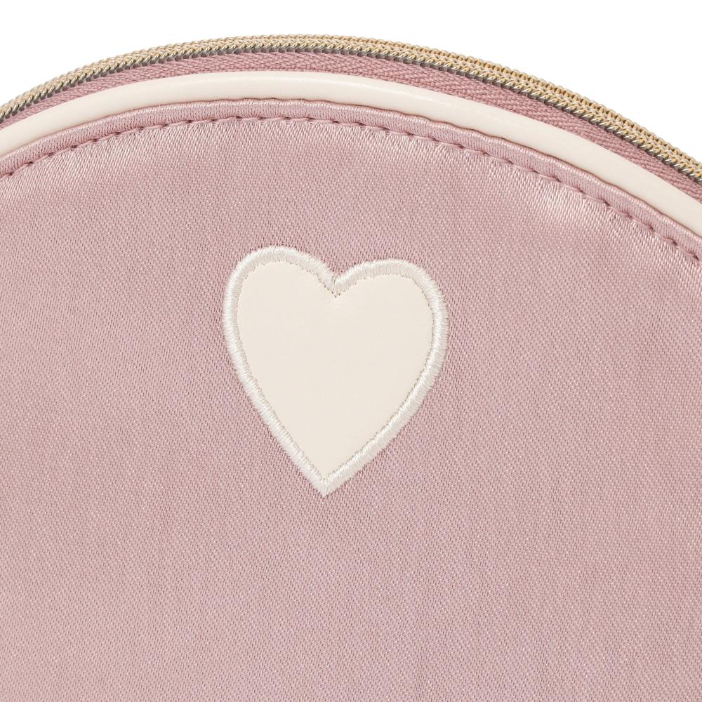 Franc Franc Japan Herz Aufnäher Satin Beutel S Hellrosa