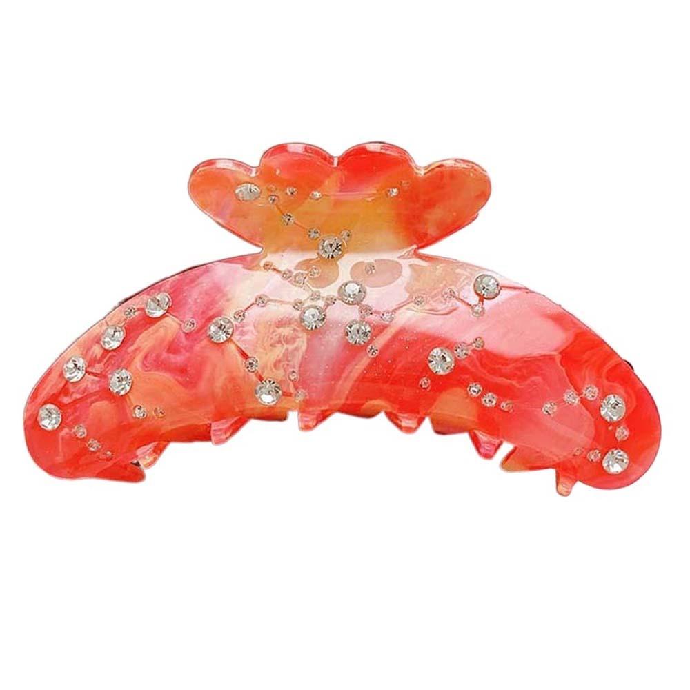 Waterproof Acrylic Rhinestone Hair Claw Korean Style Girl Hair Accessories  Gifts