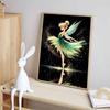 Disney 5D DIY Diamond Painting Tinker Bell and BalletStyle Art Illustration Full Round Diamond Mosaic Cartoon CrossStitch ArtPaintingforHomeDecoration