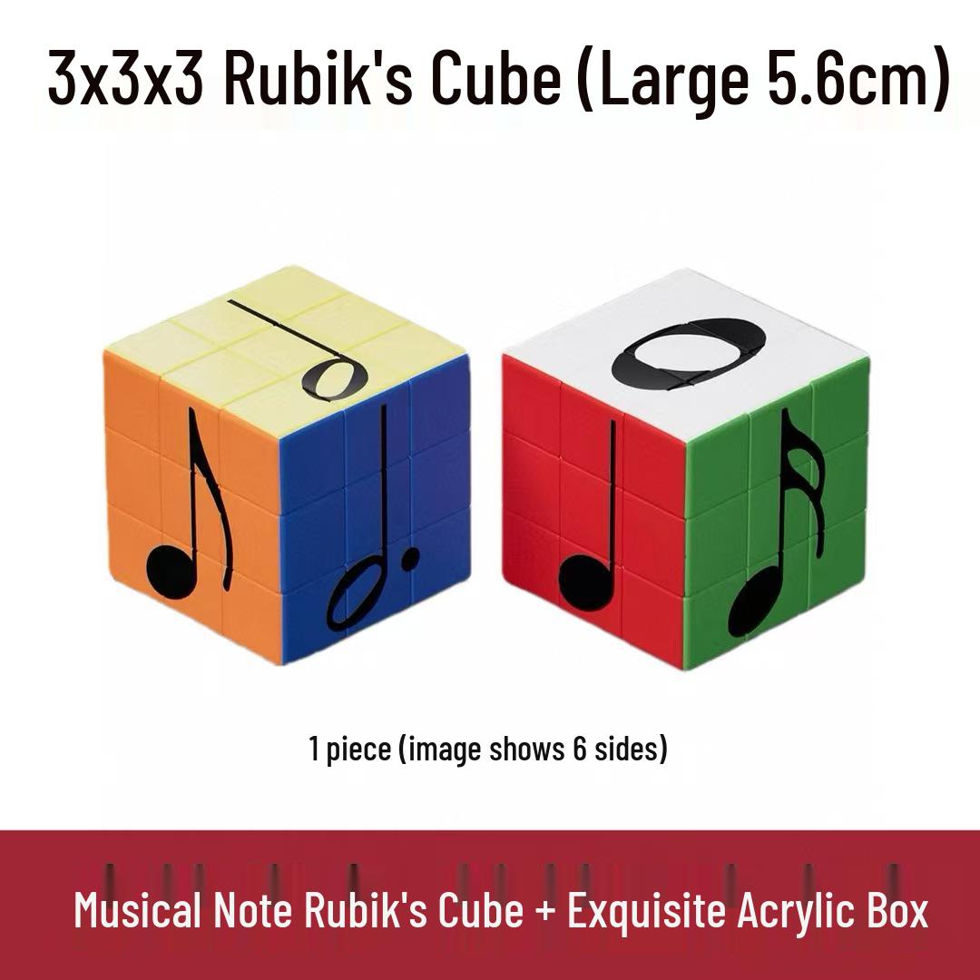 3x3 Educational Rubik s Cube: Musical Notes & Cognitive Music Theory Toy for Kids
