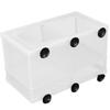 Aquarium Fish Breeder Box Isolation Box Breeder Hatchery Incubator with Suction CupL (with Partition)