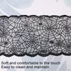 Spooky Halloween Table Cover, Polyester Cobweb Laces Table Runner Party Decoration Cloth for Haunted Environment