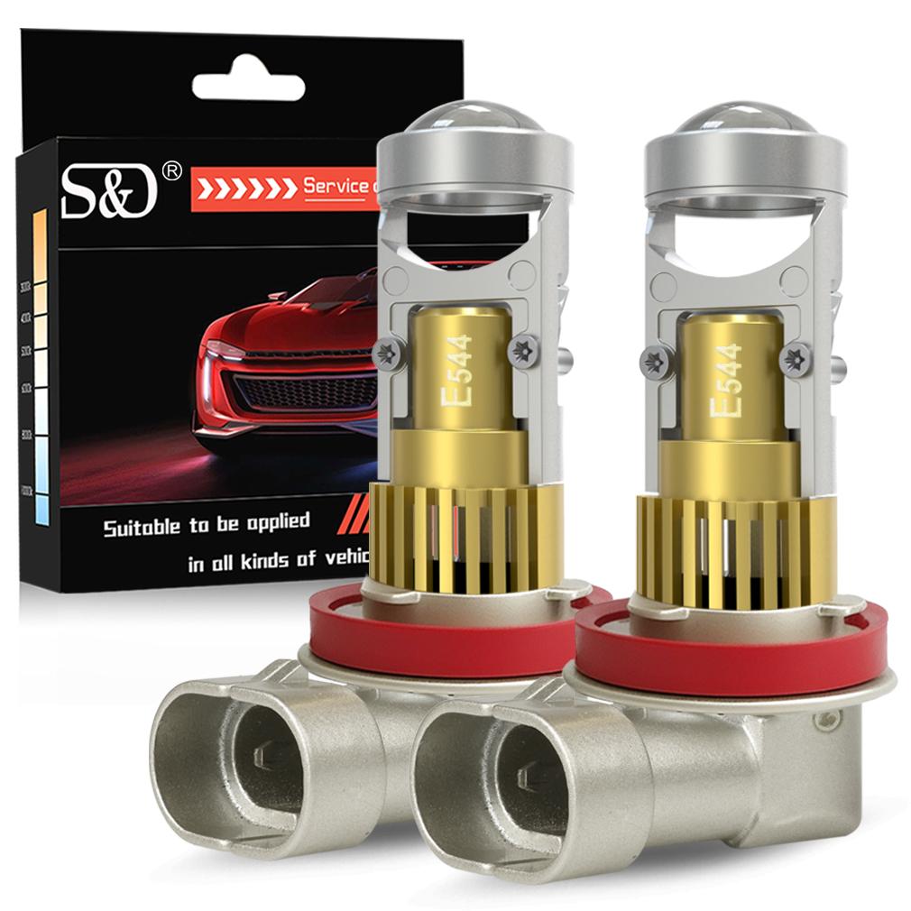 2 ks H7 Bi LED Projektor Žárovky do světlometů do auta Bezdrátové H4 LED H11 H8 9005 HB3 9006 HB4 Čočka 60000Lm 80W Plug&Play Mini Auto Lampa 6000K LHD Světlomet