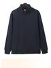 Men's Warm Hua Cotton Stand Collar Hoodie Jacket, 320g, Thickened, Versatile Casual Zip-Up - Perfect for Spring and Autumn