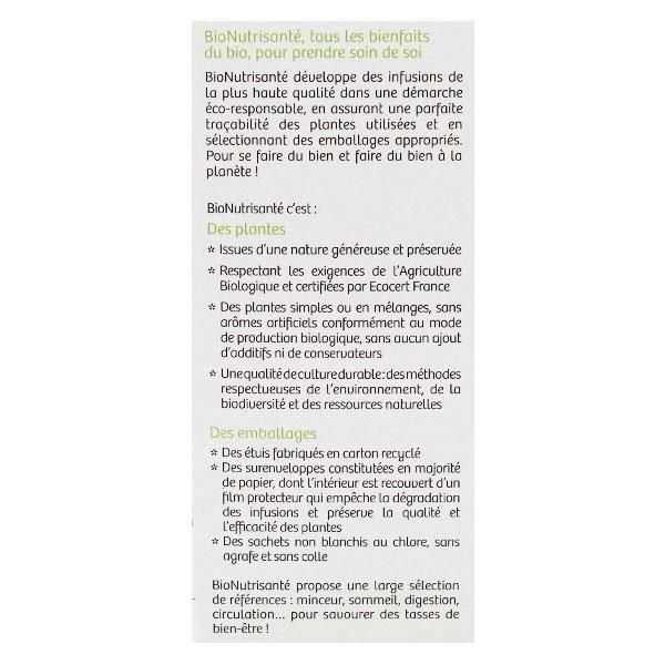 Vitavea - BioNutrisanté - Invigorating Ginger Lemon Infusion - 20 Sachets