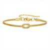 Vacuum Knot Snake Bone Bracelet Double Layer Fashion Accessories Stylish Braided Rope Wrist Jewelry