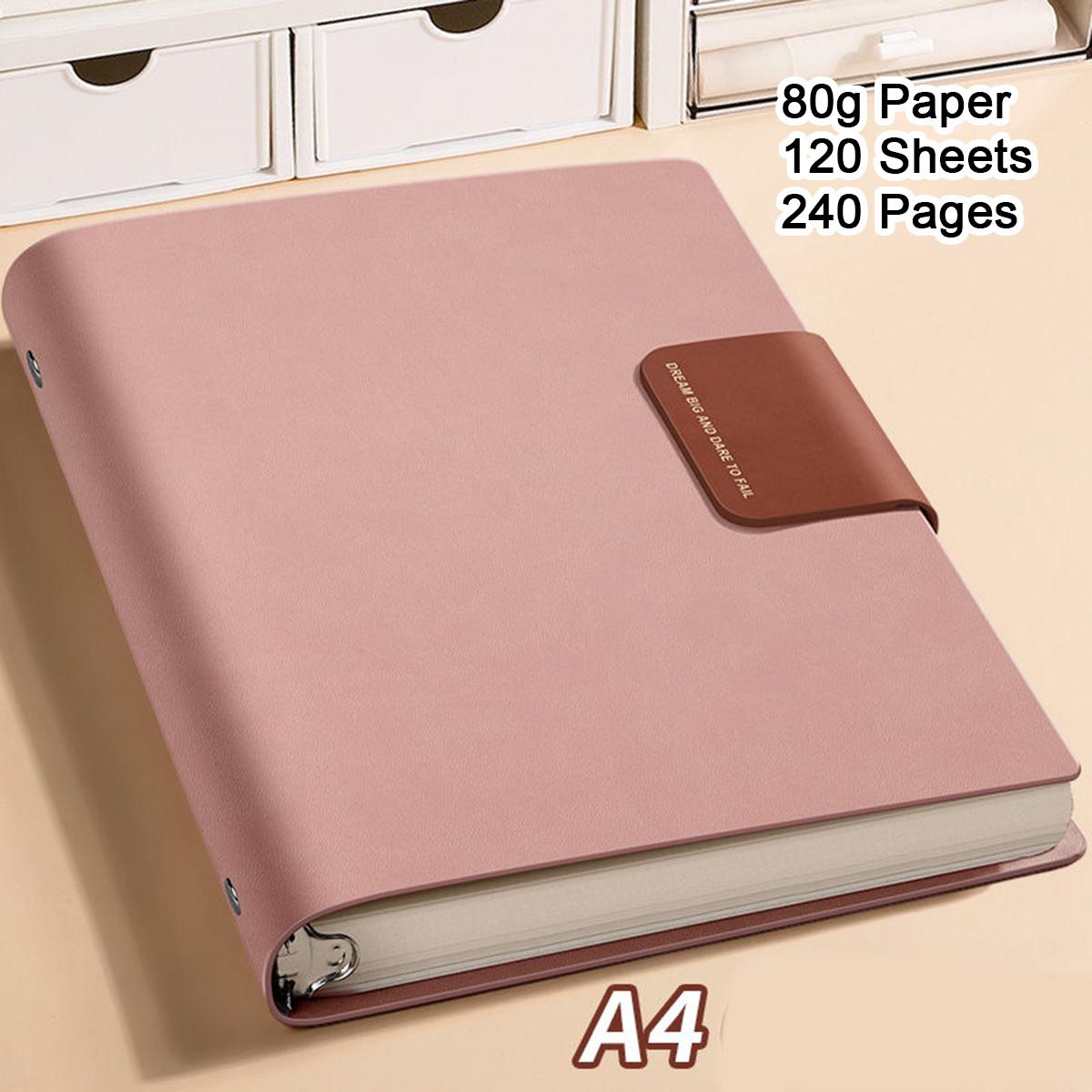 

Тетрадь для студентов, кожаная, с застежкой формата А4/В5, деловой блокнот с отрывными листами, ежедневник, журнал для записей рабочих совещаний, журнал путевых листов, 120 листов A4