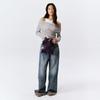 Pleatsmama Glitter Deep Purple New Bow Bag