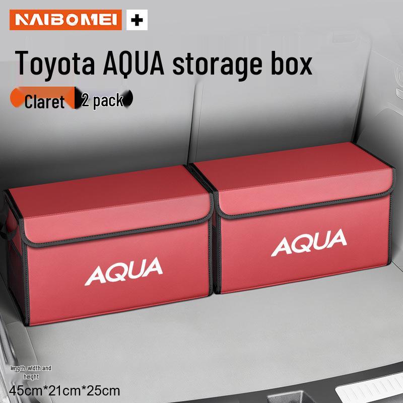 Foldable Trunk Storage Box for Toyota AQUA - Interior Accessory