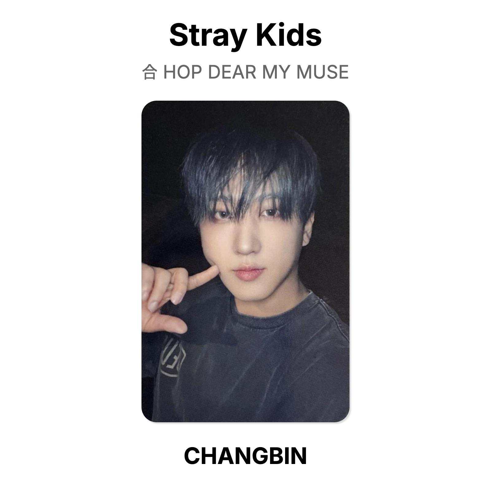 Stray Kids HOP DEAR MY MUSE Official Photocard CHANGBIN