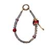 Crown Tassel Phone Chain Lanyard with Wrist Charm & Short Neck Strap for Women