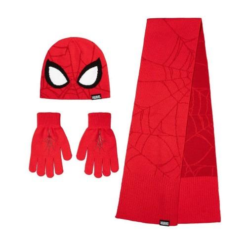 Spider-Man Childrens/Kids Acrylic Hat Gloves And Scarf Set