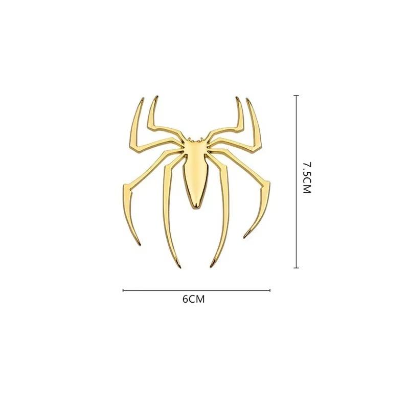 Universal 3D Metall Autoaufkleber Spider Auto Logo Chrom Abzeichen Auto Emblem Aufkleber Auto Styling Dekoration Auto Außenzubehör