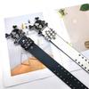 Fashion Belt Women PU Belt 2000s Hot Girls Waist Decors Rivets Studded Jeans Belt